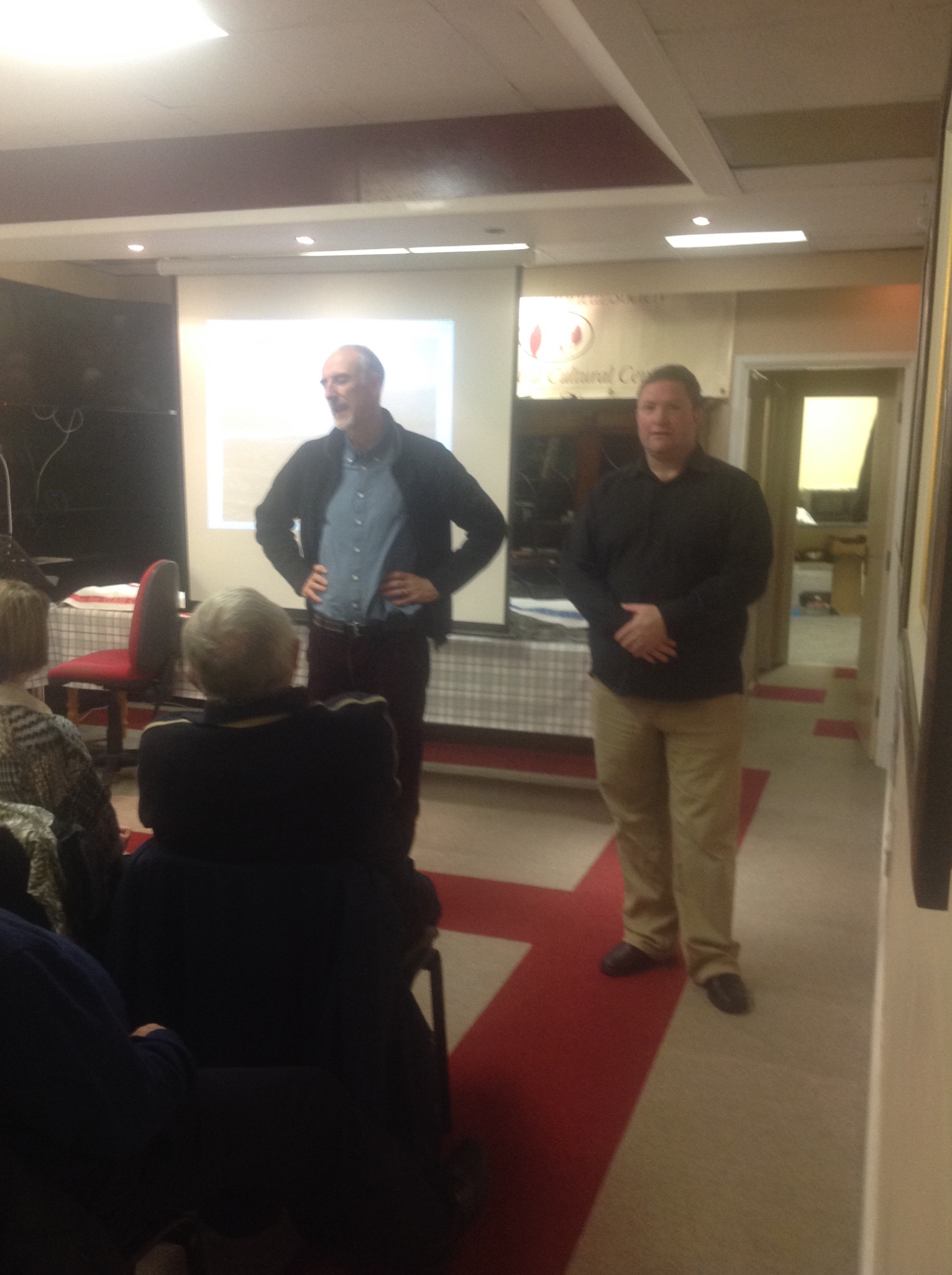 Professor Dan Bradley speaking at Maghera Heritage and Cultural Centre