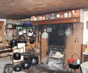 Kitchen of the original house at Parkhill Farm as it looks today