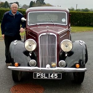 Raymond with his Humber 12